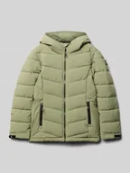 Kurtki i płaszcze dla dziewczynek - Kurtka funkcyjna z naszywką z logo - miniaturka - grafika 1