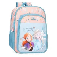 Plecaki szkolne i tornistry - Joumma Disney Frozen Believe in The Journey Plecak szkolny adaptacyjny do wózka niebieski 30 x 40 x 13 cm poliester 16,12 l, Niebieski, Plecak szkolny z możliwością dostosowania do wózka - miniaturka - grafika 1