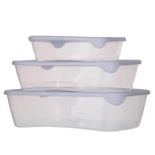 Pojemniki kuchenne - Curver fresh pojemnik do żywności zestaw 3 sztuki 3,5l 5269 - miniaturka - grafika 1