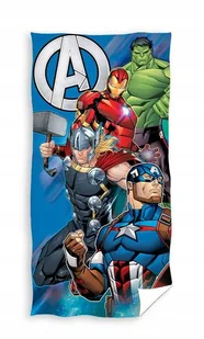 Ręcznik Bawełniany Avengers 70X140 Cm Marvel - Okrycia kąpielowe dla dzieci - miniaturka - grafika 1