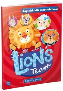 Język angielski. 6-latek Lion`s Team. Karty pracy - Edukacja przedszkolna - miniaturka - grafika 1