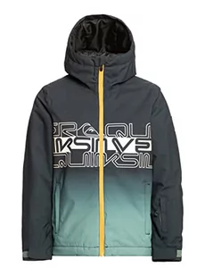 Quiksilver Zamek błyskawiczny dla chłopców zielony XL/16 - Kurtki narciarskie - miniaturka - grafika 1