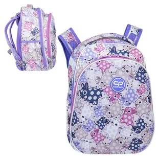 Coolpack Turtle Plecak Szkolny Usztywniany White Bunny - Plecaki szkolne i tornistry - miniaturka - grafika 1