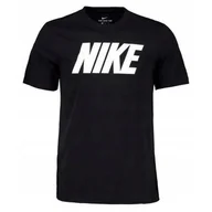 Koszulki męskie - Koszulka Męska Nike M Nsw Tee Nike Block1 Fs T-shirt - miniaturka - grafika 1