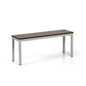 Wyposażenie sportowe i gimnastyczne - Ławka do szatni, siedzisko - laminat, długość 1000 mm, orzech - miniaturka - grafika 1