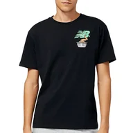 Koszulki sportowe męskie - Koszulka New Balance MT21567BK - czarna - miniaturka - grafika 1