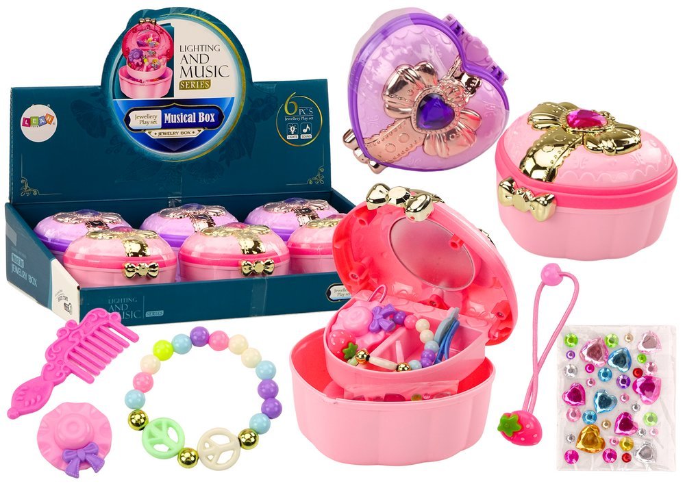 Skrzynka na Skarby Elegancki Zestaw Biżuterii