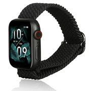 Paski - Beline pasek Apple Watch Textile 42/44/45/49mm czarny /black - miniaturka - grafika 1