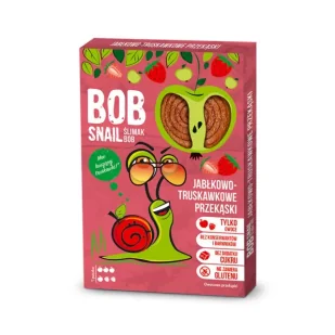 Bob Snail Przekąski jabłkowo - truskawkowe 60 g - Zdrowa żywność - miniaturka - grafika 3