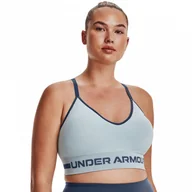 Bielizna sportowa damska - Biustonosz treningowy UNDER ARMOUR UA Seamless Low Long Bra - miniaturka - grafika 1