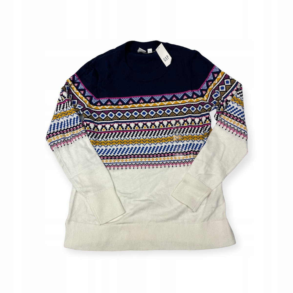 Golf sweter damski na długi rękaw GAP XS