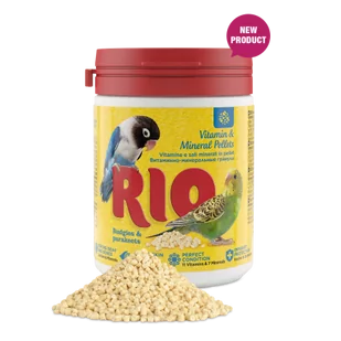 RIO Granulki witaminowe dla papug 120g [23060] - Przysmaki dla ptaków - miniaturka - grafika 1