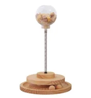 Zabawki dla kotów - Zabawka Dla Kota Na Sprężynie Z Piłeczkami I Karmą - miniaturka - grafika 1