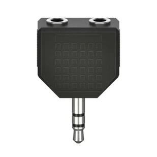 Hama Adapter minijack 3.5mm 2x minijack 3.5mm 205191 > PIĄTY PRODUKT 99% - Wtyczki i adaptery - miniaturka - grafika 1