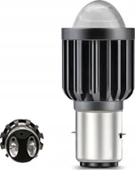 Żarówki samochodowe - SKLEPLEDY ŻARÓWKA LED BA20D MOTOCYKLOWA 6000K SOCZEWKA - miniaturka - grafika 1