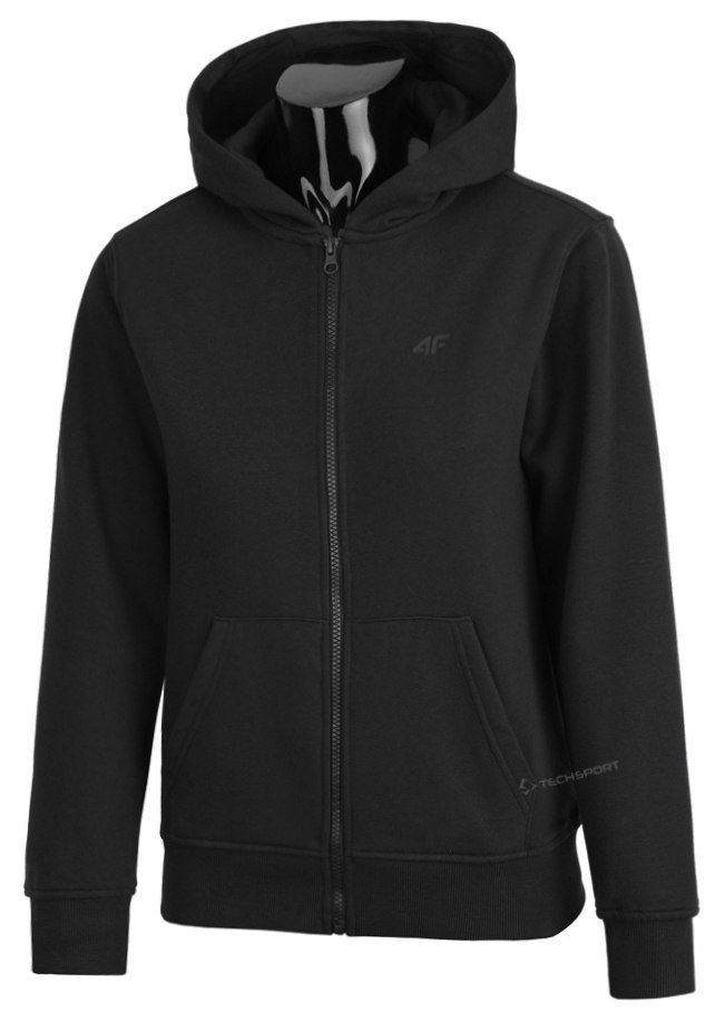 4F DAMSKA BLUZA BAWEĹNIANA ROZPINANA Z KAPTUREM / rozm S