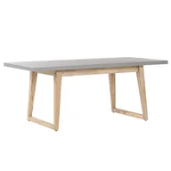 Stoły ogrodowe - Shumee Stół ogrodowy imitacja betonu 180 x 90 cm szary ORIA 263044 - miniaturka - grafika 1
