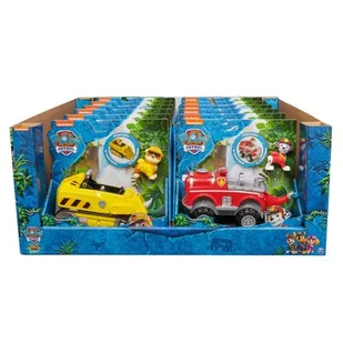 Psi Patrol Jungle Pups Tracker + pojazd małpa mix - Figurki dla dzieci - miniaturka - grafika 1