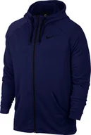 Bluzy męskie - Nike Bluza męska Dry Hoodie Fz Fleece granatowa r. 2XL 860465 492 - miniaturka - grafika 1