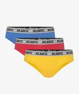 Majtki damskie - Figi damskie hipster Atlantic 3LP-177-KOR/ZOL/NIE, 3-pak, kora/żółte/nie XL - miniaturka - grafika 1
