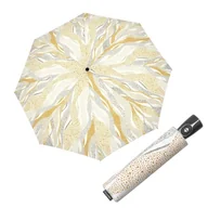 Parasole - Fibre Magic Leaves blue – w pełni automatyczny parasol damski - miniaturka - grafika 1