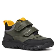 Buty dla chłopców - Trzewiki Geox J Simbyos B Abx J46L0B 0MEMS C0450 S Khaki - miniaturka - grafika 1