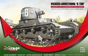 Modele do sklejania - CZOłG LEKKI VICKERS-ARMSTRONG 6 TON MK F/B - - miniaturka - grafika 1