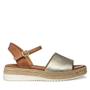 Espadryle Geox D Eolie D55SRC 0Y243 C2L5F Złoty - Espadryle damskie - miniaturka - grafika 1