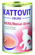 Mokra karma dla kotów - Kattovit Drink Niere/Renal kurczak 135ml puszka - miniaturka - grafika 1