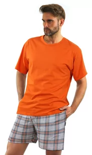 Bawełniana PIŻAMA MĘSKA z krótkim rękawem 2379/29 Sesto Senso - XXL - Piżamy damskie - miniaturka - grafika 1