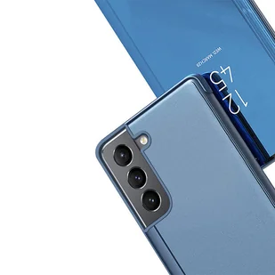 Clear View Case futerał etui z klapką Samsung Galaxy S22+ (S22 Plus) czarny - Etui i futerały do telefonów - miniaturka - grafika 6