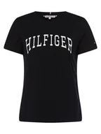 Koszulki i topy damskie - Tommy Hilfiger - T-shirt damski, niebieski - miniaturka - grafika 1