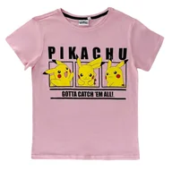 Koszulki i topy damskie - Różowa koszulka damska Pikachu Pokemon - miniaturka - grafika 1