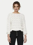 Swetry damskie - ONLY Sweter Brynn 15222853 Biały Regular Fit - miniaturka - grafika 1