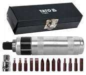 Śrubokręty - Yato Wkrętak Udarowy Do Podbijania +Bity Zestaw 15 Elem Magnetyczne Końc. - miniaturka - grafika 1