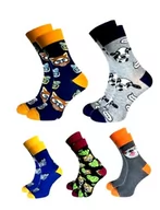 Skarpetki męskie - Xintao, Skarpety męskie, 5 par, zwierzęta, rozmiar 39-42 - miniaturka - grafika 1