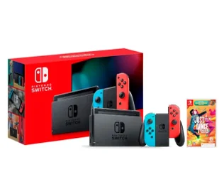 Nintendo Switch Joy-Con v2 Czerwono-niebieski + Just Dance 2025 - Konsole Nintendo - miniaturka - grafika 1