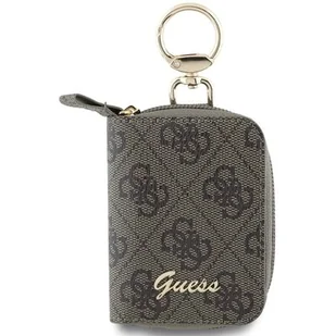 Etui GUESS 4G Triangle Saszetka na kabel Brązowy - Etui i futerały do telefonów - miniaturka - grafika 2