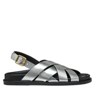 Sandały damskie - Sandały Geox D Adelash D55YWA 000CF C1007 Srebrny - miniaturka - grafika 1