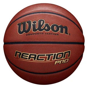 Piłka WILSON REACTION PRO 295 BSKT WTB10137XB07 – Brązowy - Koszykówka - miniaturka - grafika 1