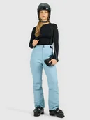 Spodnie narciarskie - 4F Spodnie narciarskie z szelkami membrana Dermizax 20000 damskie - granatowe M - miniaturka - grafika 1