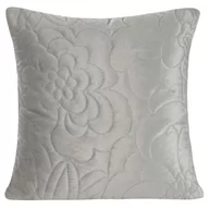 Poszewki na poduszki - Euro Firany Poszewka Dekoracyjna Euro Ariel4 Srebrna 40x40 1211116 - miniaturka - grafika 1