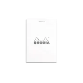 Notesy i bloczki - Blok Rhodia N°11 7,4x10,5 cm, kratka, biały - miniaturka - grafika 1