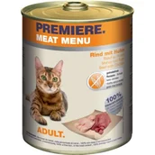Mokra karma dla kotów - PREMIERE Meat Menu Adult Wołowina i kurczak 24x800 g - miniaturka - grafika 1