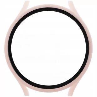Bizon Etui Case+Glass do Galaxy Watch 5 44mm, różowe - Akcesoria do smartwatchy - miniaturka - grafika 1