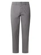 Spodnie męskie - Pepe Jeans Spodnie chino "Poplin" w kolorze szarym - miniaturka - grafika 1
