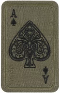 Odzież taktyczna i umundurowanie - Naszywka M-Tac Ace Of Spades - Ranger Green (51324023) - miniaturka - grafika 1