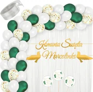 Dekoracje sali - Dekoracje Komunijne Zestaw Komunijny Balony Komunia Girlanda Baner Imię - miniaturka - grafika 1