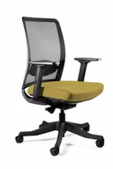 Fotele i krzesła biurowe - Fotel biurowy, ergonomiczny, Anggun - M, khaki, czarny - miniaturka - grafika 1