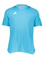 Koszulki sportowe męskie - adidas Koszulka sportowa w kolorze błękitnym - miniaturka - grafika 1